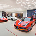 430W Detailing Geometric Working Lighting Polygonal Shape Garage Shop Auto Light with Free Shipping1