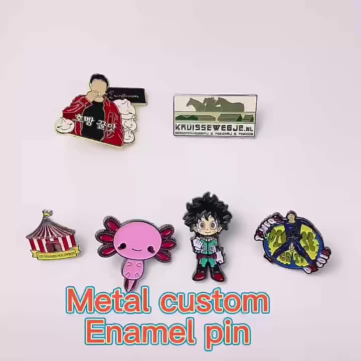 Factory made personalised pin badges 