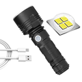 High Lumen XHP70 LED Torch, Waterproof and USB Charging Flashlight for Outdoor1