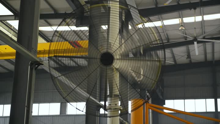 Ventilador industrial não rotativo da parede