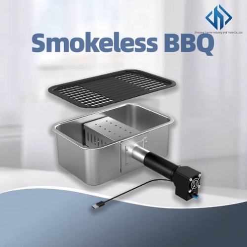 Smokeless Charcoal BBQ Grill for Home | Stainless Steel Outdoor & Indoor Grill