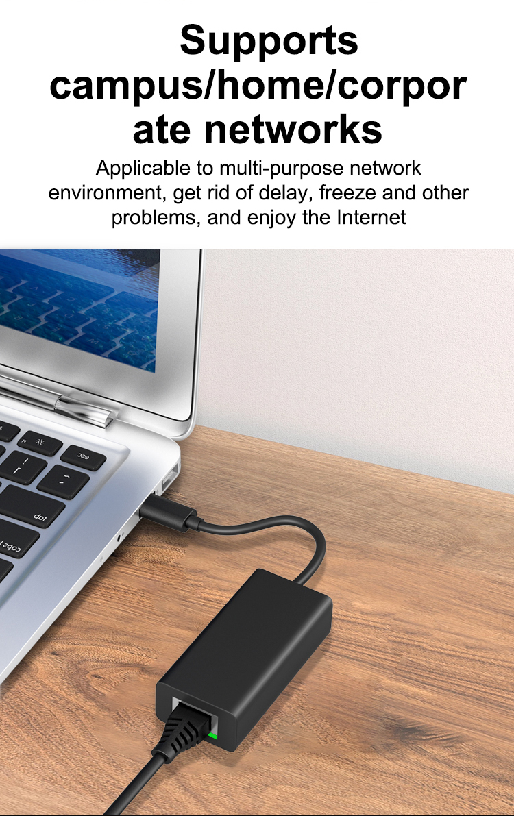 Thunderbolt 3/Type-C Gigabit Ethernet LAN Network Adapter