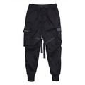 Χονδρικό μαύρο νάιλον φορτίου Windbreaker Pants Boys Streetwear Four Pocket Pant for Men1