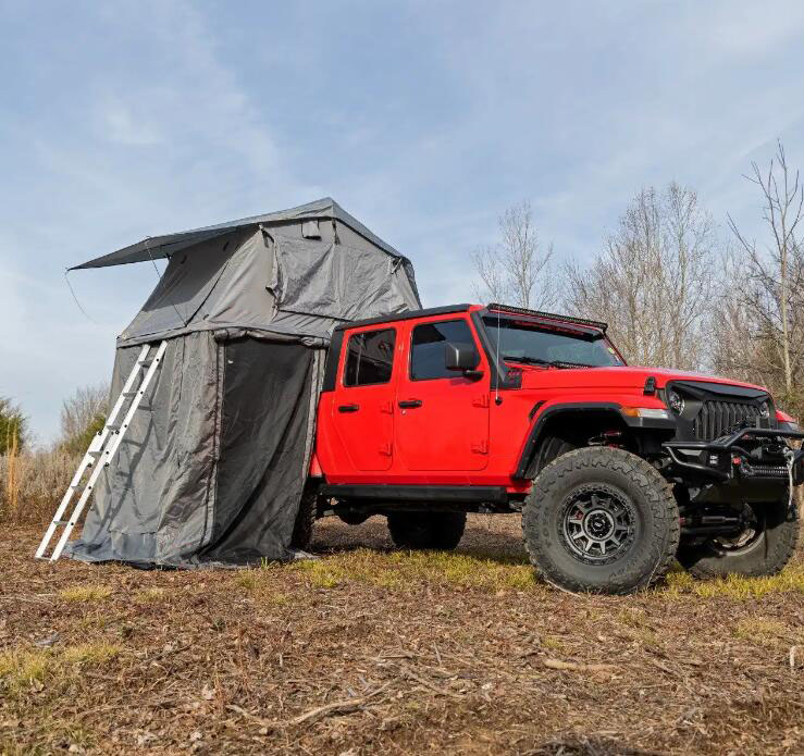 roof top tent with awning