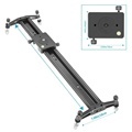 60cm Aluminum Alloy Camera Slider for DSLR & Phone Stabilization1