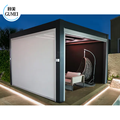 Patio Gazebo Outdoor Modern Waterproof Louvered Pergola Bioclimatic Pergola Aluminium Gazebo Electric Roof Pergola1