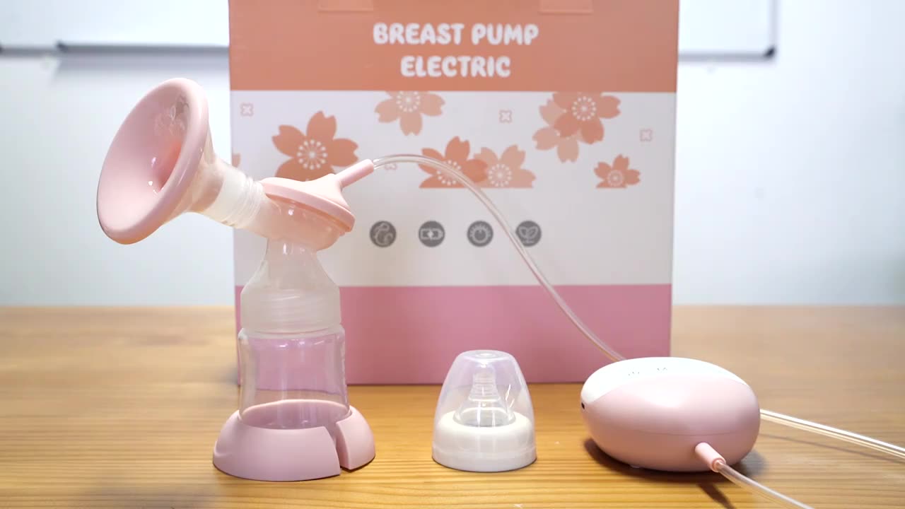 Best Selling Baby Product Smart Hands Free With Nipple Electric Double Breast Milk Pump Breastfeeding1