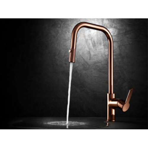 Kinen single lever kitchen faucet