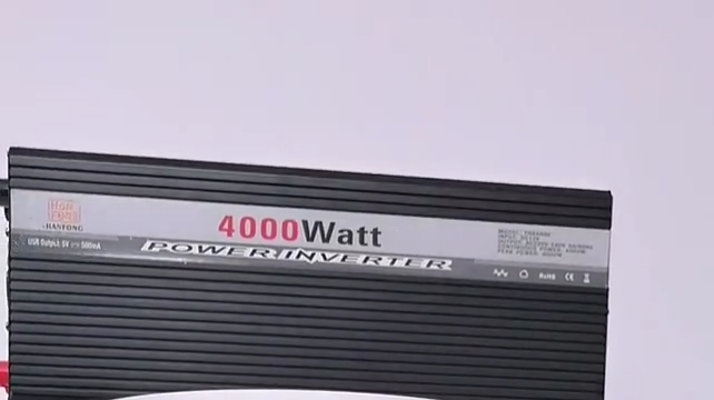 Acceptez l&#39;inverseur de personnalisation de 24 / 220V 4000W 50 à 60 Hz Convertisseur de fréquence de fréquence Convertisseur pour l&#39;appareil domestique1