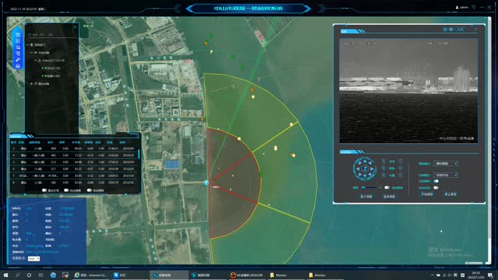 Radar Camera Video Ship Boat Detect