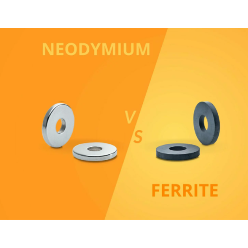 Ferrit -Magnet gegen Neodym -Magnet