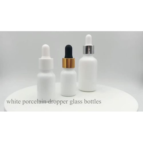 White dropper bottle