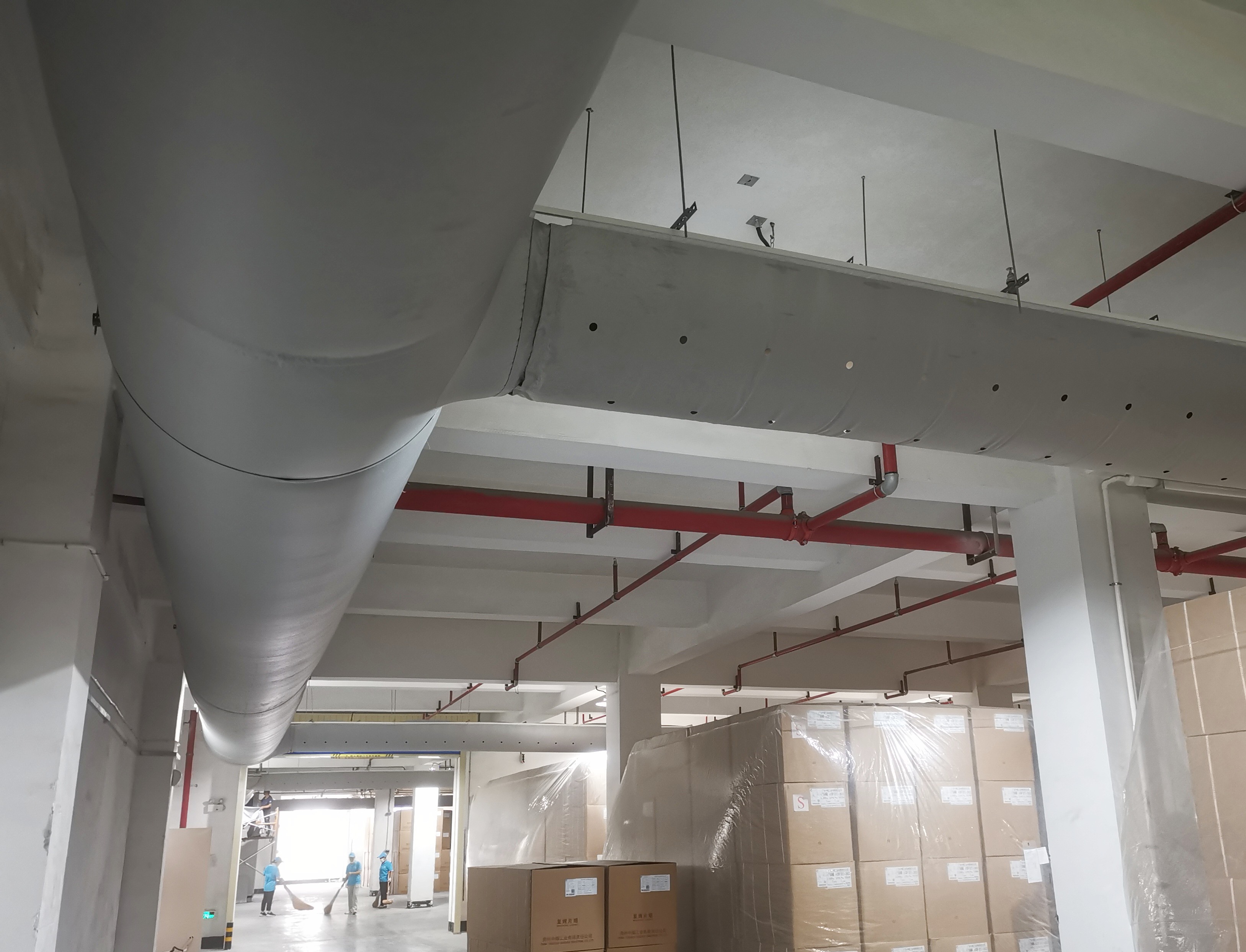 Air duct project of a cigarette factory in Buna