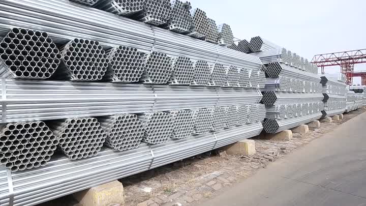 Tubos de aço galvanizados