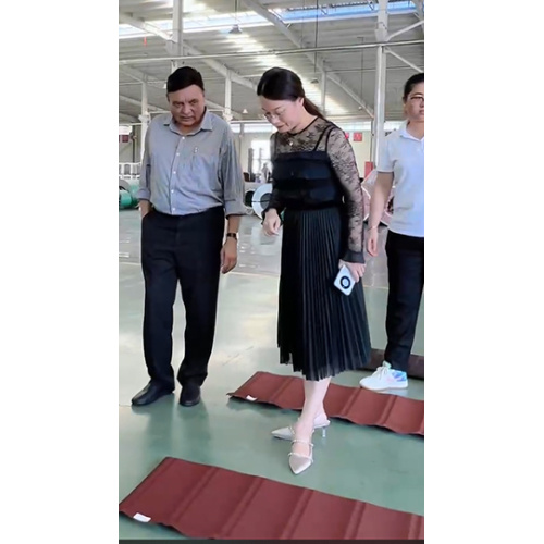 Stone coated metal roofing