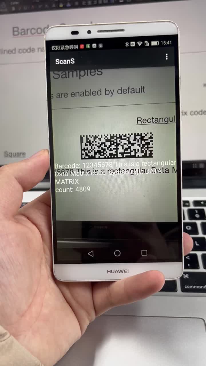Vidéo à numérisation de code-barres en temps réel pour Android