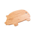 Custom Personalized Pig Shaped Bamboo Cutting Board for Kids Charcuterie Serving1