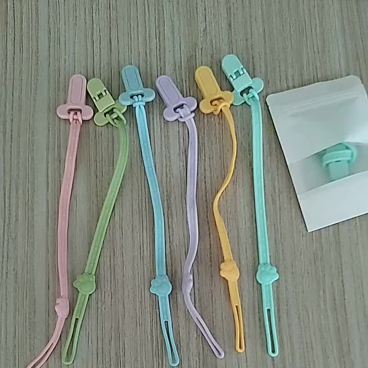 all silicone baby pacifier clip.mp4
