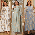 Elegant Open Abaya 2024 طراحی جدید پیشرفته و صاف لمسی نازک گشاد Muslimah ژاکت کش باف پشمی روزانه Abaya برای دختران1