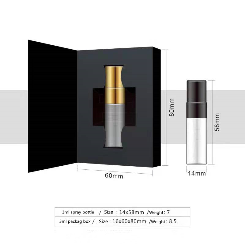 Mini perfume Spray Bottle With Package Box