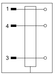 Svlec m8 kutenderera plug connector 3-pole mile yakananga