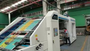 ZGFM2200 litho laminator with stacker