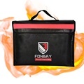 Fireproof Waterproof Money Bag: Fire-resistant Safe Bag for Documents and Cash1