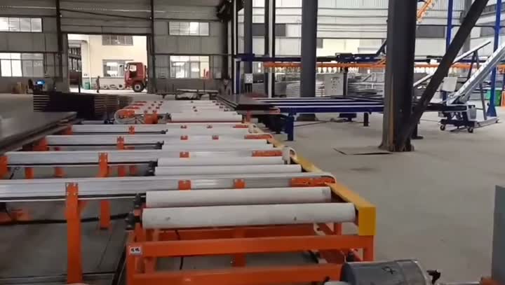 Ligne de convoyeur de matériaux automatisée en aluminium