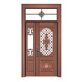 American Wooden Mahogany Double Solid Wood Main Entrance Door1