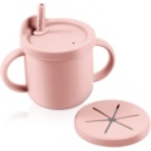 Dostosowany miękki BPA darmowe ekologiczne łapanie przekąsek Grade Food Grade Toddler Baby Silikon Sippy Snack Cup z Lid1