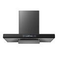 Modern Style  T Shape Kitchen Cooker Hood Wall Mounted Range Hood Paint Black Stainless Steel Filter With 3-Speed For Kitchen1