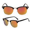 Tortoise Shell Acetate and Metal Half Frame Sunglasses 2018 Popular1