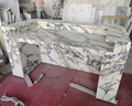 Luxury Custom Design Calacatta Viola Marble Bar Tables and Desks for USA Clubs and Salons1
