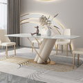 Fancy chrome dining chair room furniture modern brown and orange leather dining table colorful leather chair with dining table1
