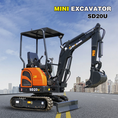 Mini escavador hidráulico de 1000 kg de escavador de escavadores Bagger com preços competitivos atendem à CE/EPA/EURO 5 emissão