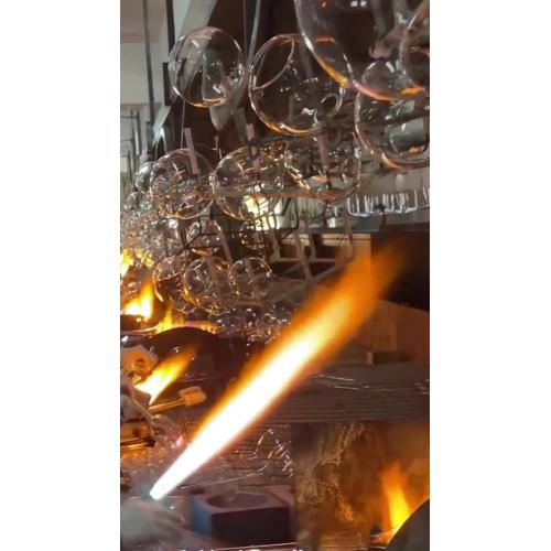 Lighting glass production