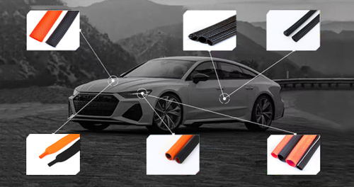 고급 케이블 슬리브가있는 자동차 와이어 하네스 보호