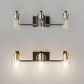 Industrial Style 3 Heads Glass Wall Lamp for Bathroom Vanity1