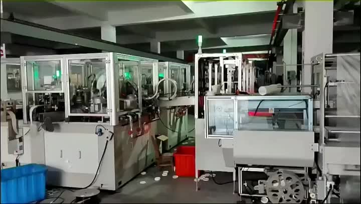 Machine d&#39;emballage de couvercle de bol à tasse