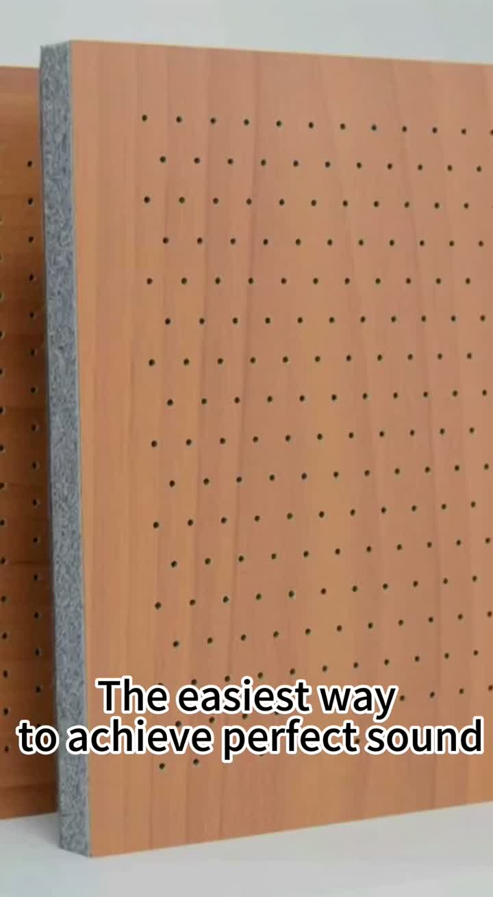 Os painéis acústicos perfurados TianGe são projetados com precisão para fornecer excelente desempenho acústico e harmonia visual