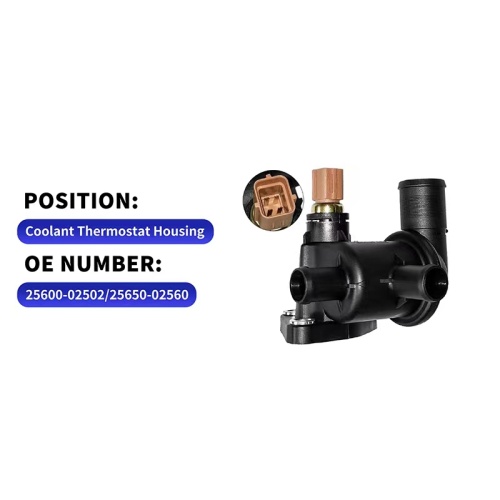 Otomatik Parçalar 25600-02502 25650-02560 Soğutucu Termostat Muhafazası