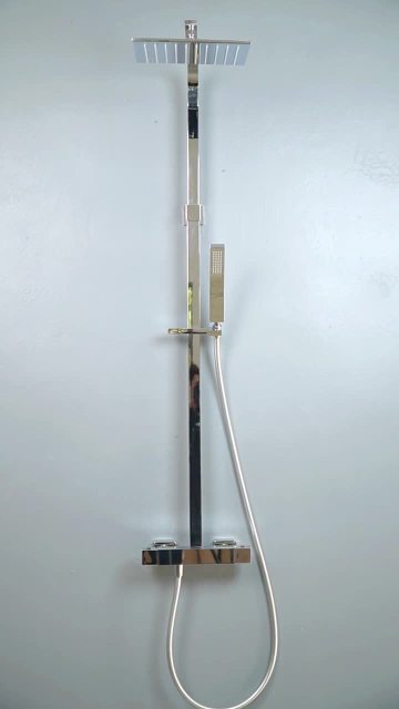 flat thermostatic faucet shower set
