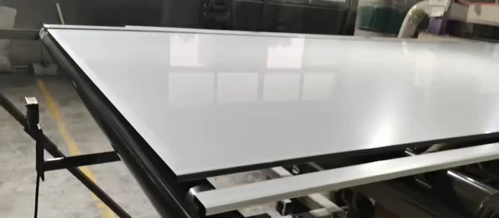 PVC white board production line