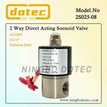 2S025-08 Stainless Steel Solenoid Valve