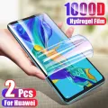 2Pcs Screen Protector For Huawei P30 P20 P10 Lite Pro P Smart 2019 Z Full Cover Hydrogel Film On For Huawei Mate 10 20 30 Lite