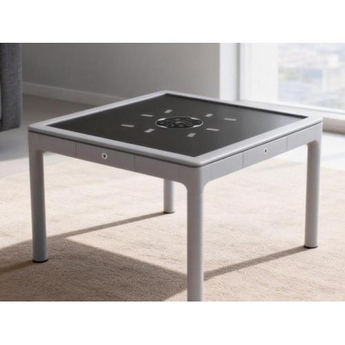 Hangzhou Jinri Technology Co., Ltd. revela mesa de Mahjong automática Mist Blue Grey com estética Morandi
