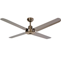 Modern 56"/60" Inch Brushed Nickel Industrial Ceiling Fan with 4 Stainless Steel Blades & Wall Control1