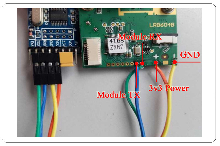 605B 100m Serial Laser Height Sensor Hardware Connections