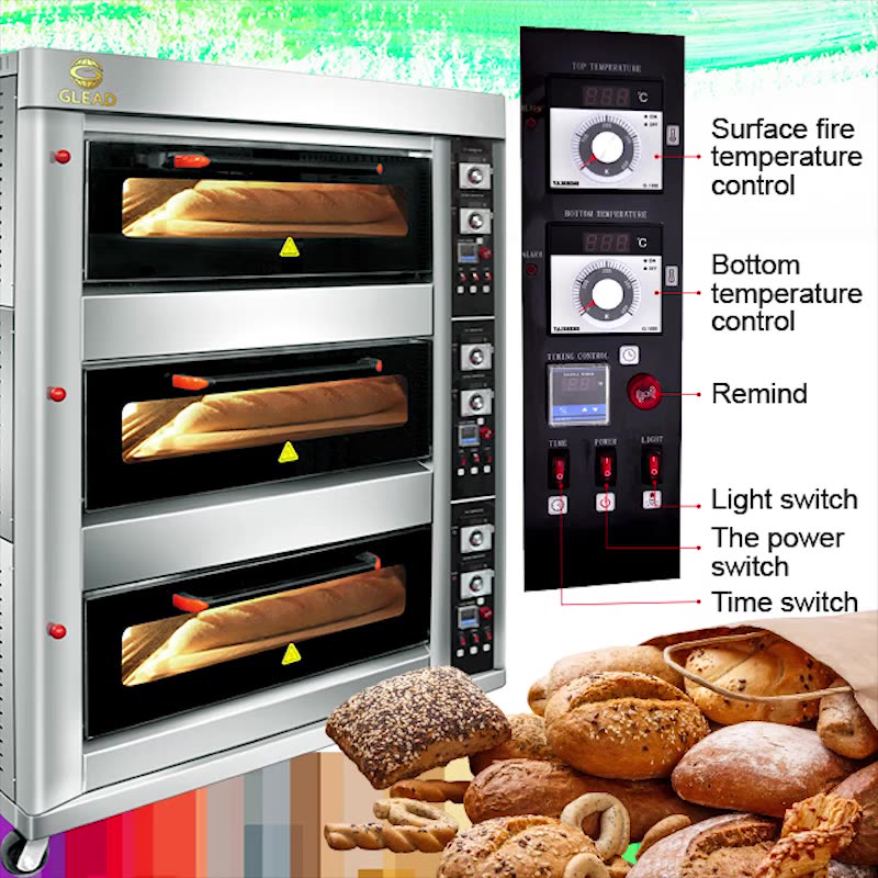 Stainless Steel Pizza Food Baking Deck Oven1