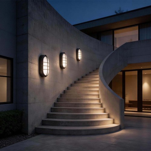 A LED-es fali válaszfallámpák legjobb alkalmazásai: folyosók és lépcsőházak